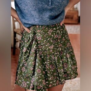 Sezane Julia Floral Skirt